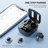 Wireless Earbuds Bluetooth 5.3 Headphones with Charging Case, Lightweight Earphones with Mic for Android/iOS Phones,