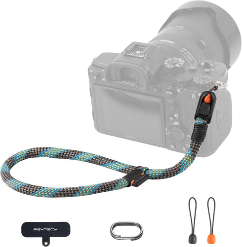 PGYTECH Camera Wrist Strap Slim Outdoor Style, Adjustable Quick Release Anti-Drop Camera