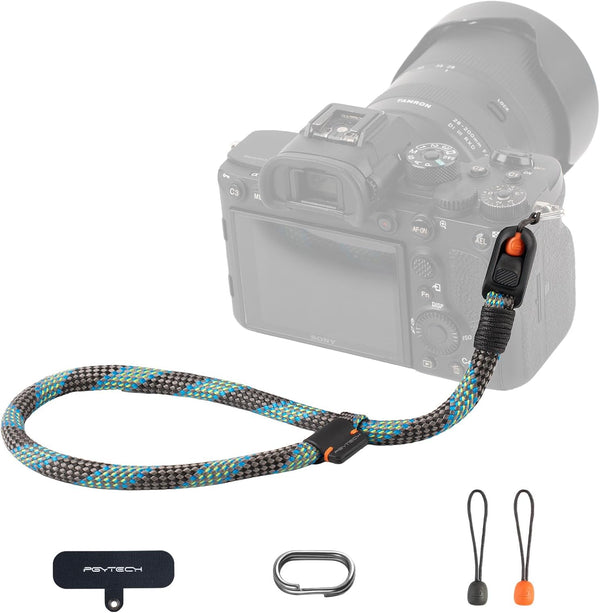 PGYTECH Camera Wrist Strap Slim Outdoor Style, Adjustable Quick Release Anti-Drop Camera