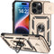 Hitaoyou iPhone 15 Pro Case with Camera Cover & Kickstand, Military Grade Shockproof Heavy Duty Protective Case