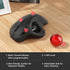 Nulea M501 Wireless Trackball Mouse, Rechargeable Ergonomic Mouse with Easy Thumb Control, 3 Device Connection