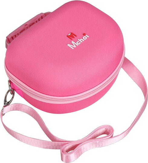 Mchoi Hard Carrying Case for Riwbox CT-7 Pink, Jack CT-7S Cat Green, iClever IC-HS01 Bluetooth Headphones