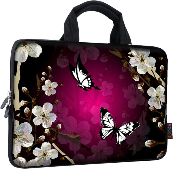 iColor Laptop Handle Bag for 14 15 15.4 15.6 inch, Neoprene Cover Soft Carrying Travel Case for Dell Lenovo Toshiba HP