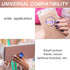 Weewooday 20 Pcs Sublimation Socket Blank Phone Grip Holders Collapsible Phone Grips Self Adhesive Sublimation Holders