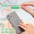 PATIKIL 4 Universal Plastic Magnetic Adapter Ring, Pcs Ultra-Thin Sticker Ring Adhesive Nickel-Iron Alloy for Phone