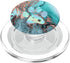 Rainbow Dog Paw Print Teal Rose Watercolor PopSockets PopGrip for MagSafe