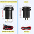USB C Car Charger Socket 12V, 2 Pack 78W RV USB Outlet with Dual 30W PD USB-C and 18W QC3.0 Car USB Port