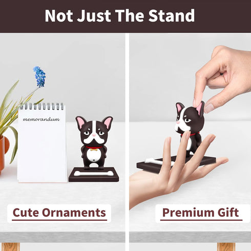 Kawaii Puppy Dog Desktop Holder, Cute Cartoon Animal Cell Phone Stand for Desk, Compatible with All Smartphones