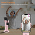 Mcbazel Auto Face Tracking Tripod for Live Vlog Streaming, 360° Rotation, Rechargeable Battery, Pink Phone Camera Mount