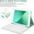 Keyboard Case for iPad 10.2" 9th Gen 2021, Wireless Bluetooth Keyboard with Pencil Holder for iPad 8th/7th Gen