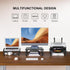 3 PS4, 20KG Bracwiser Monitor Stand Riser, Metal Computer Stand, Height Adjustable Screen Riser with Mesh Platform