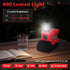 Kzreect 220W 18V 110V 1 400LM Power Inverter Compatible with Milwaukee Batteries (Battery Not Included), DC to AC