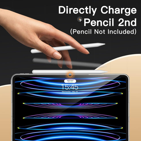 JETech 11-Inch 2022/2021/2020 (4th/3rd/2nd 2nd Case for iPad Pro Model Generation), Soft TPU Transparent Slim