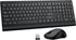 EDJO Wireless Keyboard and Mouse Combo, Full Size Quiet Key Computer Keyboard and