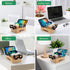 Bamboo Charging Stations for Multi Devices, Wood Desktop Docking Station Charger Organizer for Cell Phones, Tablets,