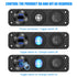 12V USB Outlet Boat Accessories, PD3.0 Dual QC3.0 USB Ports Aluminum Car Charger with Voltmeter and 150W Cigarette