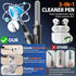 Inesore Compatible with AirPods 4th Generation Case with Cleaner Kit, Automatic Snap Switch Secure Charging Cover