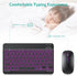 TECURS Bluetooth Keyboard & Mouse Combo for iPad, 7-Color Backlit, Rechargeable, Compatible with iPad 10th/9th/8th Gen,