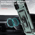 Hitaoyou Compatible with iPhone 15 Plus Case, iPhone 15 Plus Case with Camera Cover & Kickstand, Military Grade