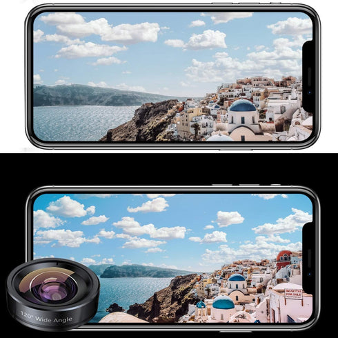 KEYWING 3 1 198 120 20x 3in1 Phone Camera Lens in Phone Lens Kit, Fisheye Lens + Super Wide-Angle Lens + Macro Lens