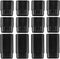 Kantek MS400-MS500 Series Monitor Stands Additional Leg Set, Set of 12 Legs (MS499), Black