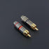 WJSTN 1ft Cable,1rca 1rca 2Pack. RCA to RCA Cable Stereo Audio Male to Male Cable Short Apply to with Speaker, AMP
