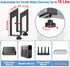 Chunxiao Adjustable Wall Mount for Cable Box | Router Mount | Modem Mounts, Cable Box Mount Behind TV for Streaming