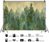 Tranhiafe 9x6ft Oil Painting Forest Backdrop Nature Watercolor Tree Photography Background Kids Birthday Newborn Baby