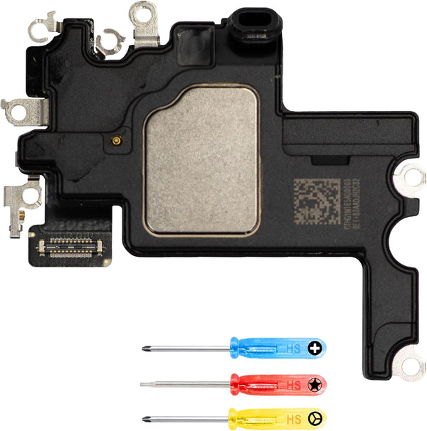 MMOBIEL Earpiece Speaker Replacement for iPhone 15 Plus – Top Speaker, Earspeaker Phone Repair – Includes Screwdrivers