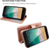 Bocasal Wallet Case for iPhone SE (2022)/SE (2020)/8/7 with Card Holder, PU Leather, Magnetic Detachable Kickstand,