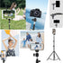 Tengsun 63 360 1/4" Tripod Stand Holder Lightweight Tripod with Ball Head Remote ThreadExtendable Cell Phone and Camera