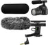 Camera Microphone, Video Microphone for DSLR Close Interview Shotgun Mic for Canon