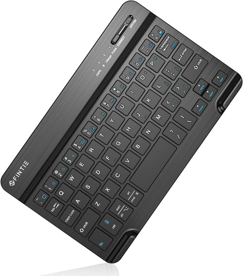 Fintie 7-Inch Ultrathin Wireless Bluetooth Keyboard for iPad, Samsung Tablet, iPhone Smartphone, iOS, Android Tablets
