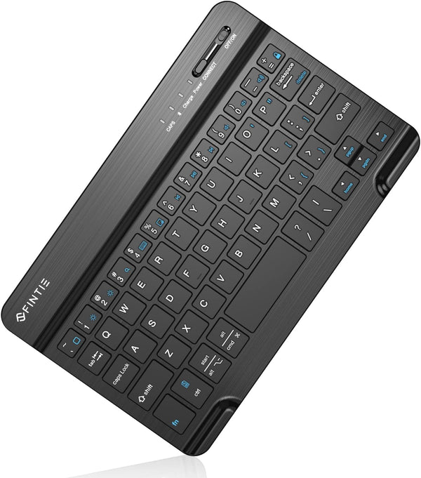 Fintie 7-Inch Ultrathin Wireless Bluetooth Keyboard for iPad, Samsung Tablet, iPhone Smartphone, iOS, Android Tablets