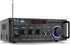 Pyle PDA29BU Wireless Bluetooth Stereo Power Amplifier - 200W Dual Channel Receiver System with RCA, USB, SD, FM Radio