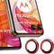 (2 Set for Motorola Razr 50 Ultra Camera Lens Protector, Scratch-Resistant HD Clarity Ultra-Thin Tempered Glass (Red)