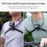 PGYTECH CapLock POV Neck Mount for DJI OSMO Action 5/4/3, for GoPro Hero 13/12/11/10, Hand Free Video Vlog Attachment