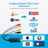 Flsazrx Hi8 Capture Card, USB Video Capture Card Device, Audio Video Converter Grabber for RCA to USB-Convert VHS Mini