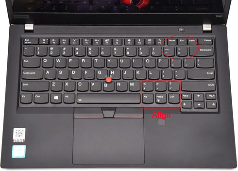 Keyboard Cover for Lenovo Thinkpad X1 Carbon 14" 5th/6th/7th/8th Gen, ThinkPad X1 Yoga 14", T14 T480s (Ombre Mint)