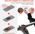 sincetop Bike Phone Mount for Mountain Bicycle, Universal Aluminum Road Bike Stem Cap Cell Phone Holder, Quick Release