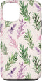 Herb Garden Watercolor Plant Pattern iPhone 13 Spring Herb Rosemary Watercolor Plant Pattern Seasonal Case