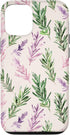 Herb Garden Watercolor Plant Pattern iPhone 13 Spring Herb Rosemary Watercolor Plant Pattern Seasonal Case