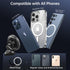 SYNCWIRE MagSafe Car Mount | Carbon Fiber Magnetic Phone Holder for Car, 360° Rotation, Strong Magnet for iPhone 15 Pro