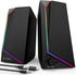 LENRUE Computer Speakers, USB/USB-C Powered PC Speakers with Loud Stereo Sound, Headphone-in for Desktop