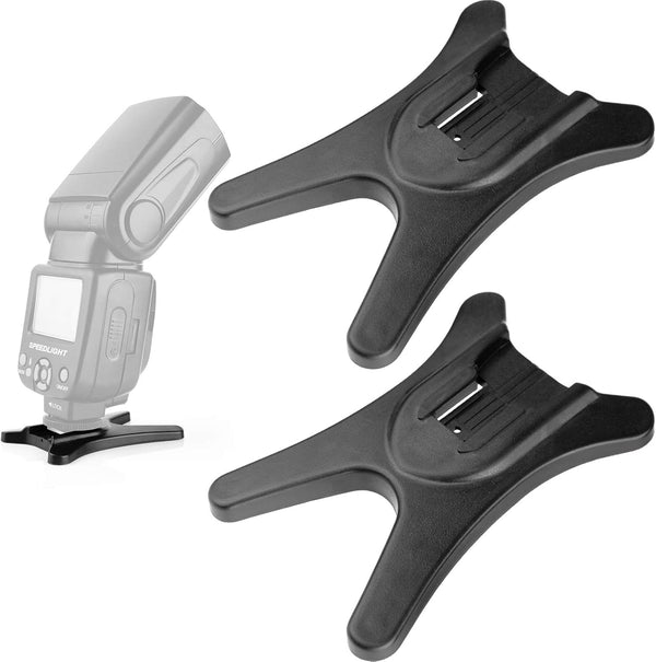 Anwenk Flash Speedlight Hot Shoe Mount Stand with 1/4" Metal Tripod Thread for Flash Speedlight