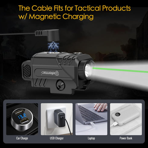 USB Magnetic Charging Cable for Tactical Products with Magnetic Charging
