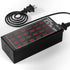 24-Port 100 Watt Charging Station for Multiple Devices, Rapid USB Charging Station for Hotels, Schools, and Travel