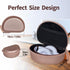Hard Shell Travel Case Compatible with Beats Studio Pro/Beats Studio3/Beats Solo 3/2 Bluetooth On-Ear Headphones (Gold)