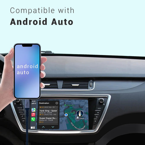 Android Auto USB C Cable 10Gbps 1FT 2 Packs, USB C 3.1 Gen 2 Cable 3A Fast Charging Compatible with Galaxy S21 S20 S10 S10E Note 20, Pixel 6 5
