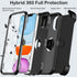 KECAI 11 11 for iPhone Case with Belt Clip Holster,Built-in Screen Protector,Heavy Duty Shockproof Drop Protection